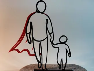 Super Dad Abstract Wall Art