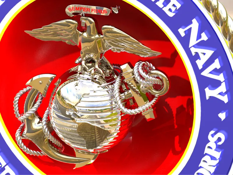 USMC Emblem Eagle Globe & Anchor - Old School