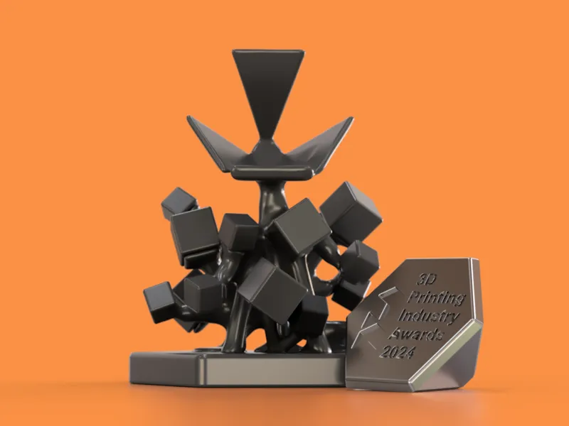 3D Printing Industry Awards trophy sub. "Chaos"
