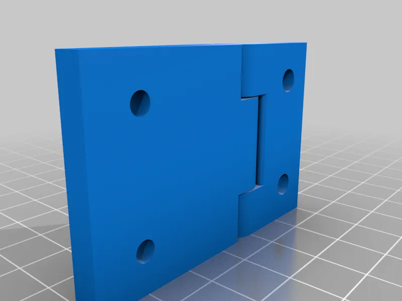 One piece hinge - print in place - for Ikea Lack