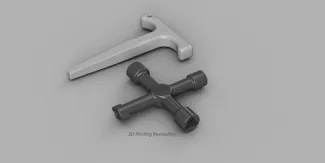Utility Keys - 4 Way Service Utility Key Gas Box