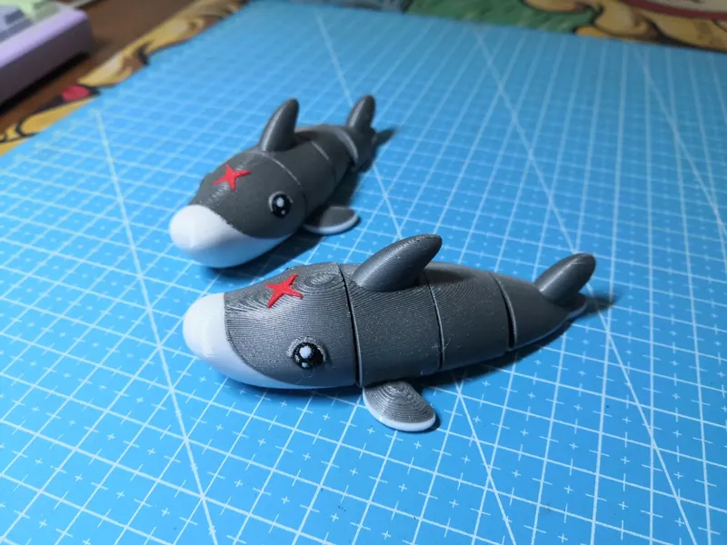 鲨鱼辣椒（bushi）可动  shark flexi 