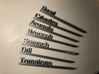 Customizable Garden Plant Label Sign