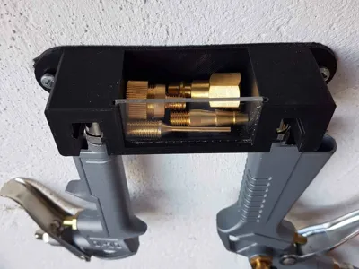 Air tool holder - Compressor tool support