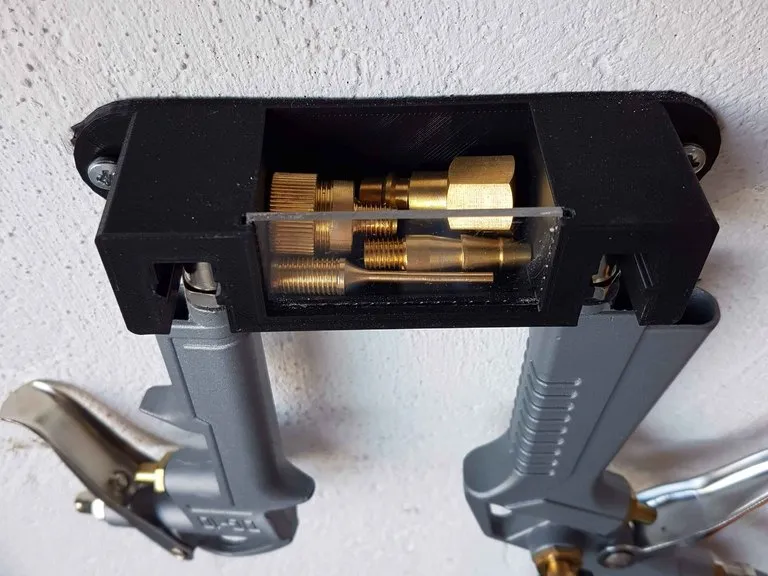 Air tool holder - Support outils de compresseur