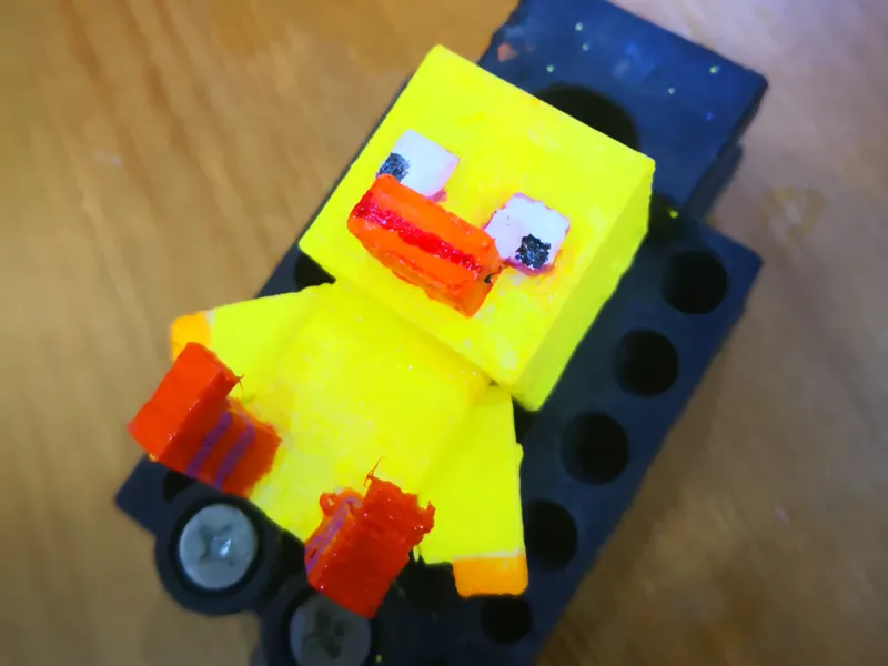 Blocky big bird (kit card)