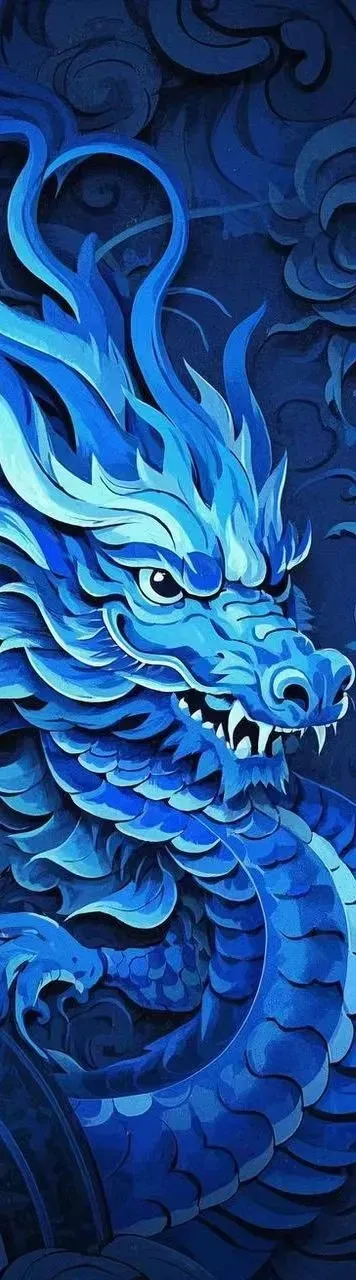 Azure Dragon Bookmark