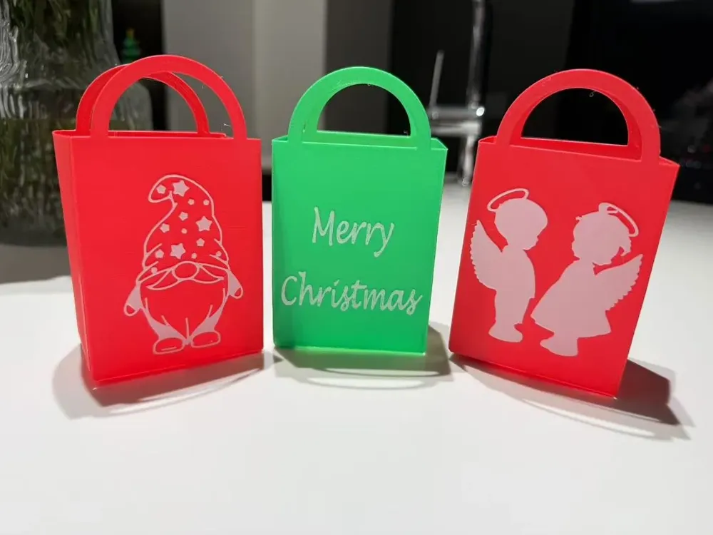 Christmas gift bag, 13g filament, 30-minute fast printing time by user ...
