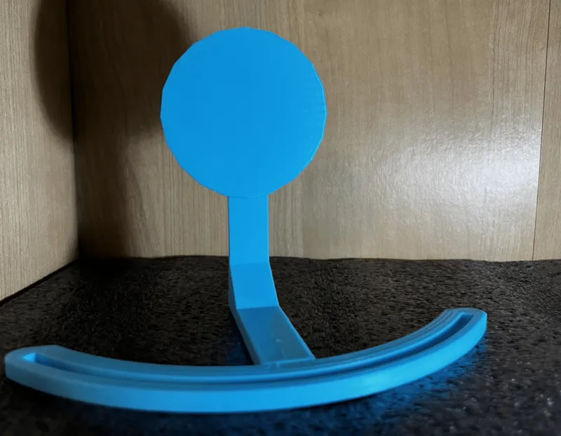 Curved Landscape Lithophane Stand