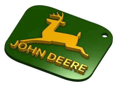 John Deere key Chain