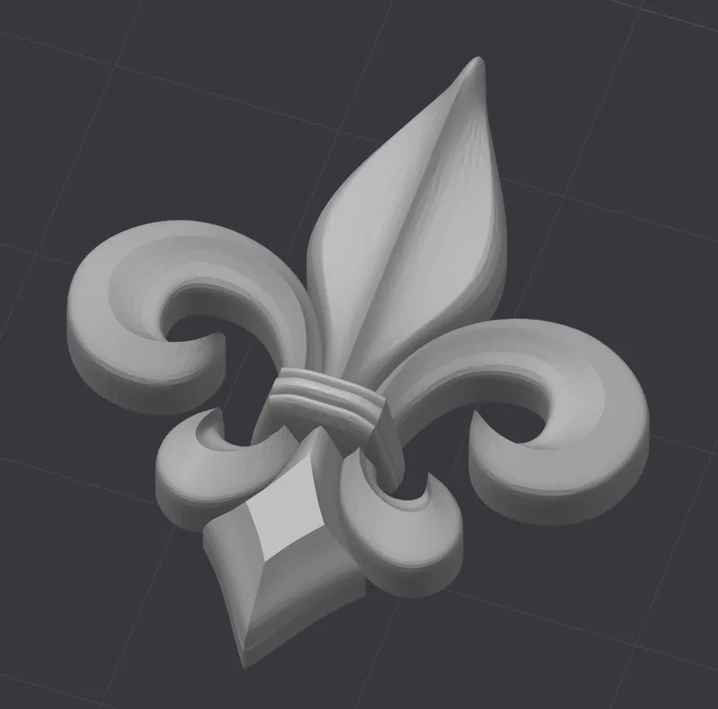 French Lily - Fleur de lis - Fridge Magnet