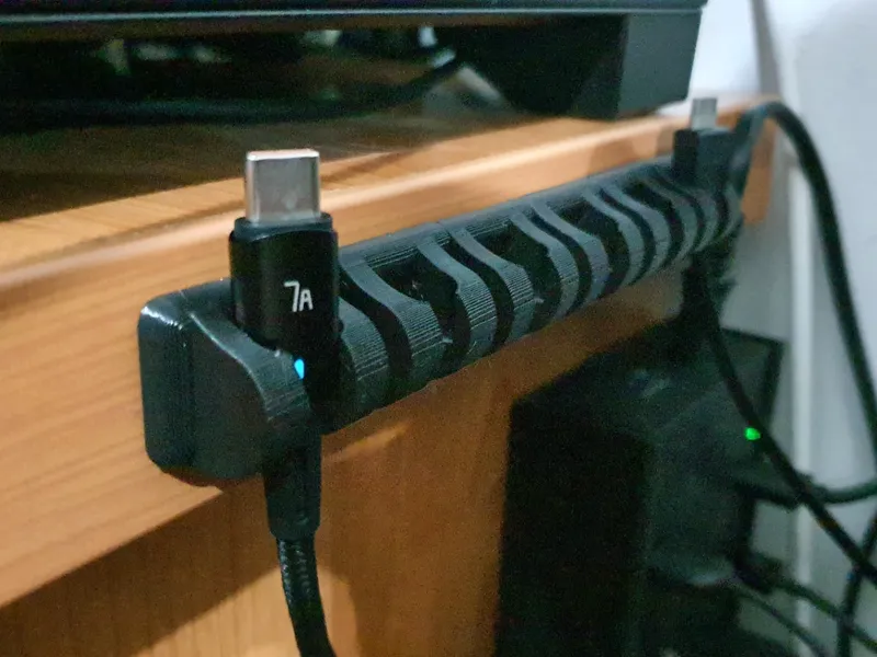 Modular USB cable holder