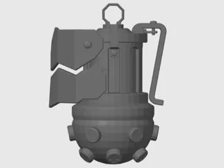 Jinx's Chomper Grenade from Arcane