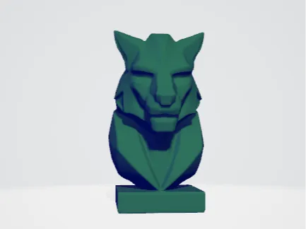 Decorative Lion Animal head Statue Bust