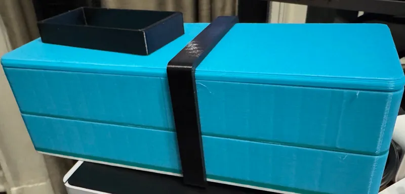 TPU Straps for stackable organizer trays 