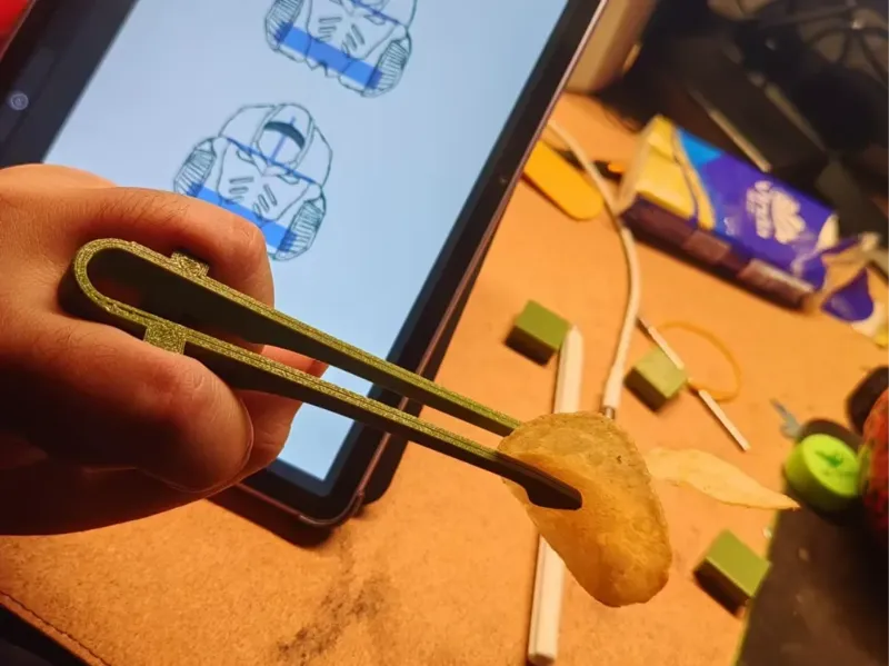 防止脏手零食夹（吃薯片神器）