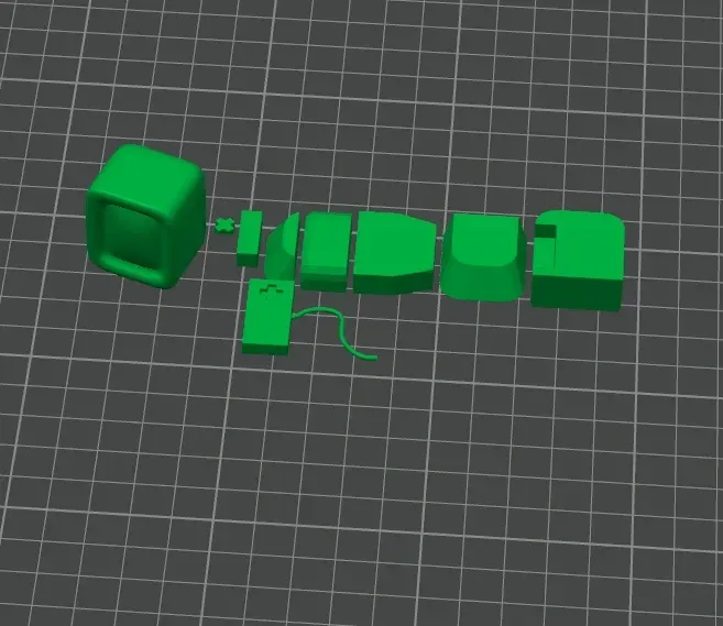 Children's Educational Building Block Game Console Model by 克洛plus ...