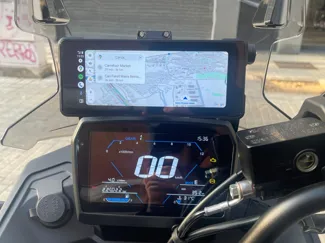 Apple CarPlay / Android Auto mount to 22mm bar