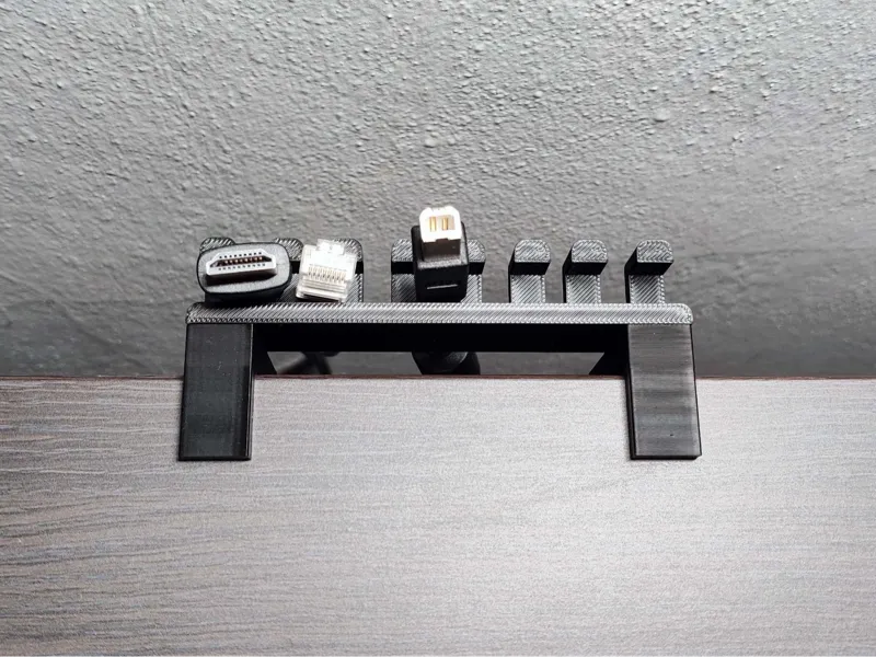 Desk cable organizer