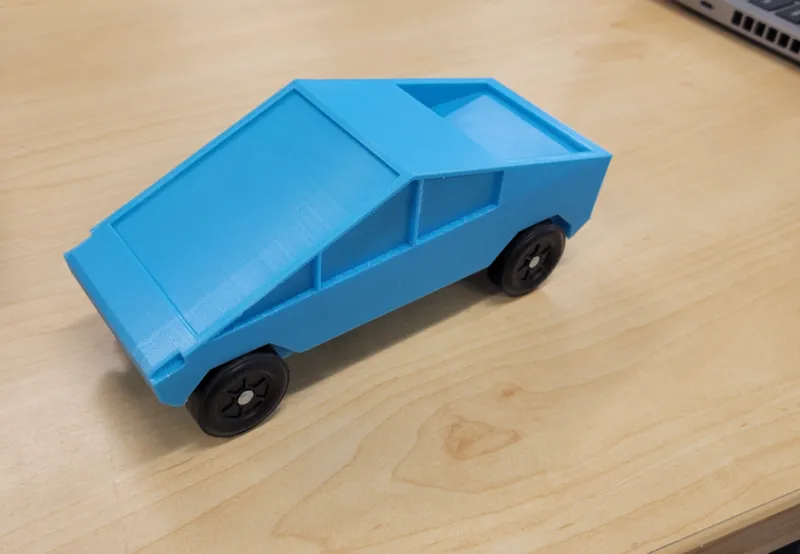 Pinewood Derby Tesla Cybertruck