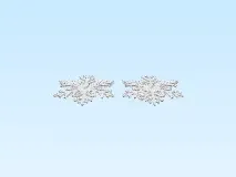 Ice Crystal Christmas Ornament