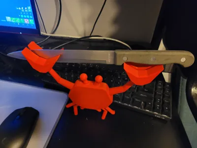 Crab knife holder