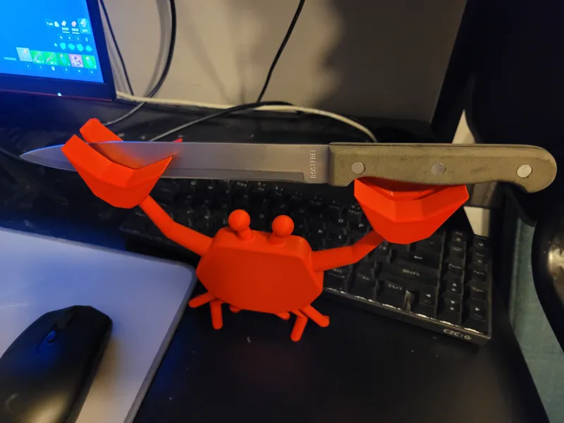 Crab knife holder