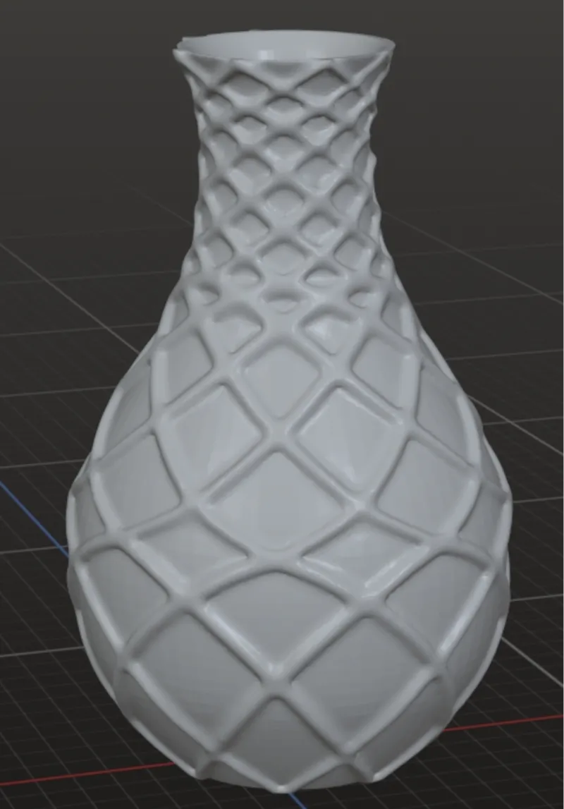 Vase geflecht