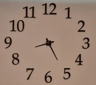 minimalistic scalable wallclock 