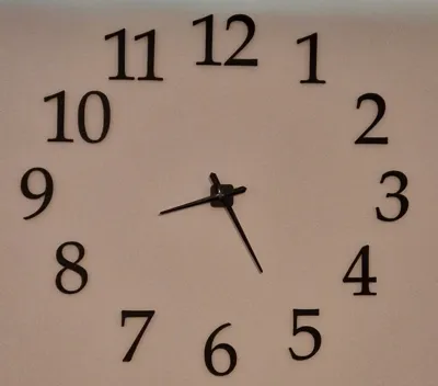 minimalistic scalable wallclock 