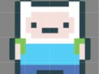 Finn Adventure time pixel art 16x16 & mini tool