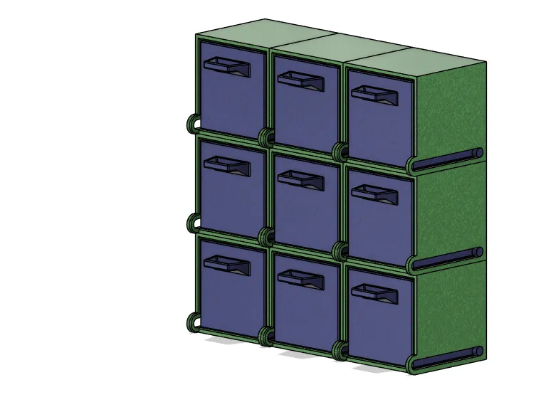 Parametric Swivel drawer