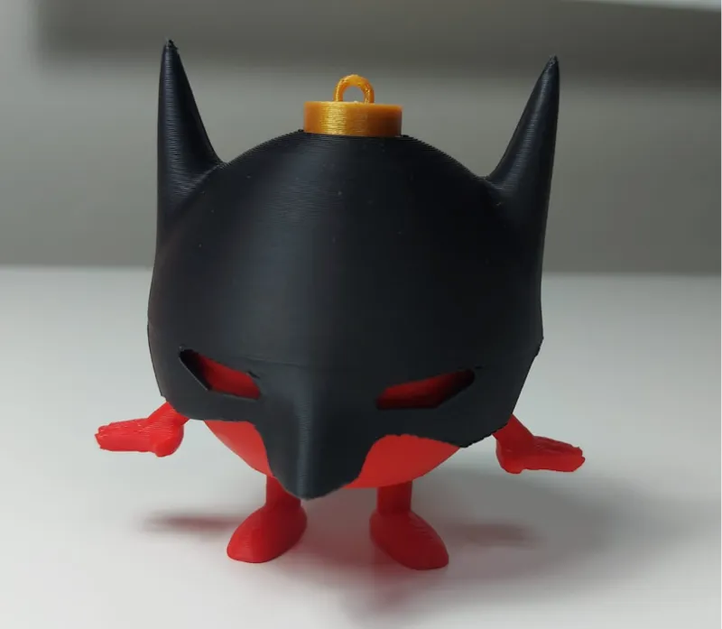 mascara batman para bola navidad