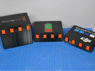 Camera gear storage boxes