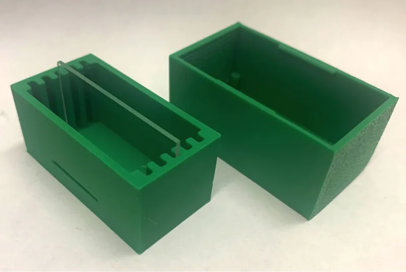 Parametric Geological Thin Section Slide Holder