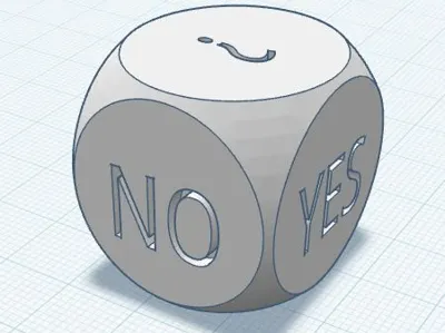 Yes-No-Maybe Dice