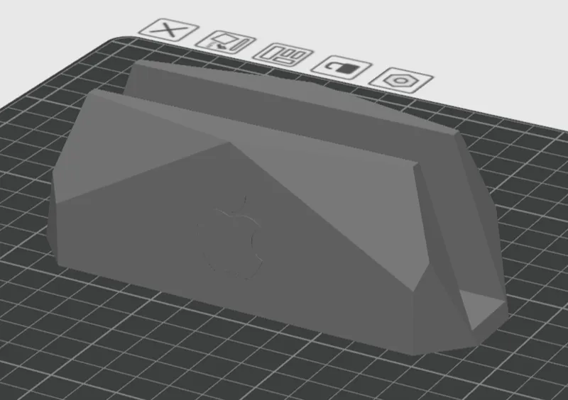 Vertical laptop stand (Macbook air)