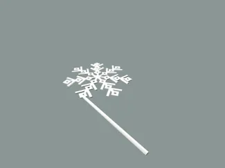 Snowflake for Photo Booth