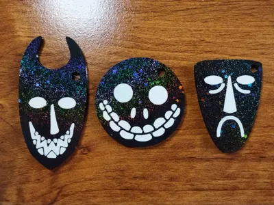 Lock, Shock and Barrel - Keychains and Ornaments