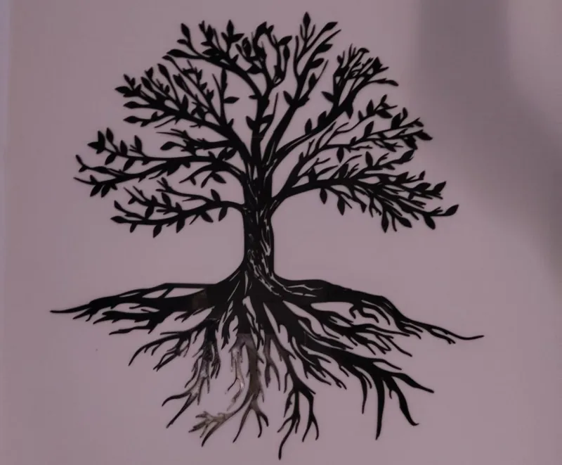 tree on the wall