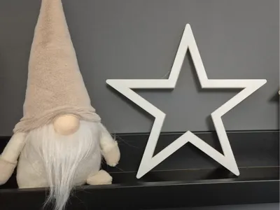 Christmas white STAR 