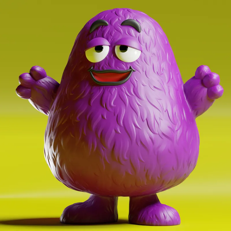 grimace piggy bank
