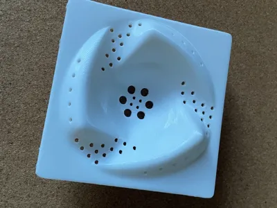 Japanese-style Vortex Floor Drain Square Second Generation