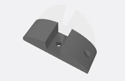 Wall mount for 19mm board thickness