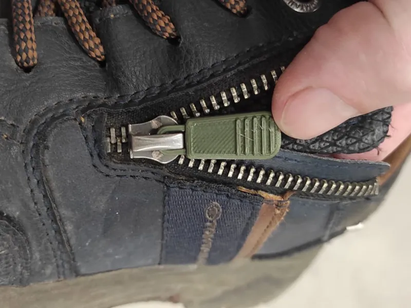 emergency temporary zipper