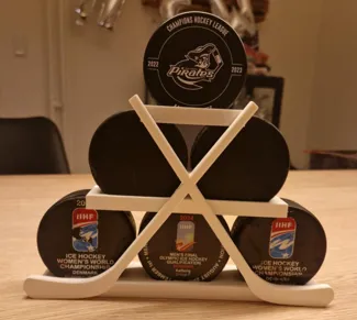 Ice Hockey Puck Display stand