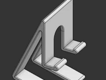 Simple Side Print Phone Holder