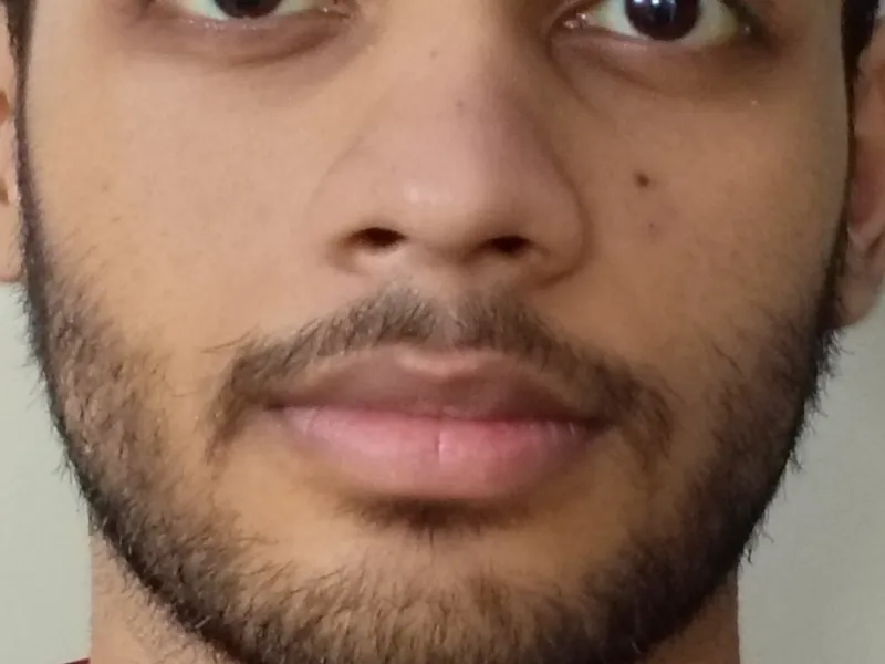 Handsome young male face