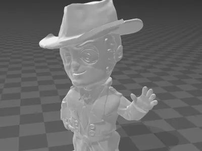 Nick Valentine chibi sd fig thingie