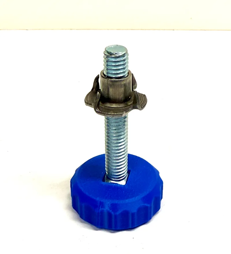 Carriage Bolt adjustable foot adapter